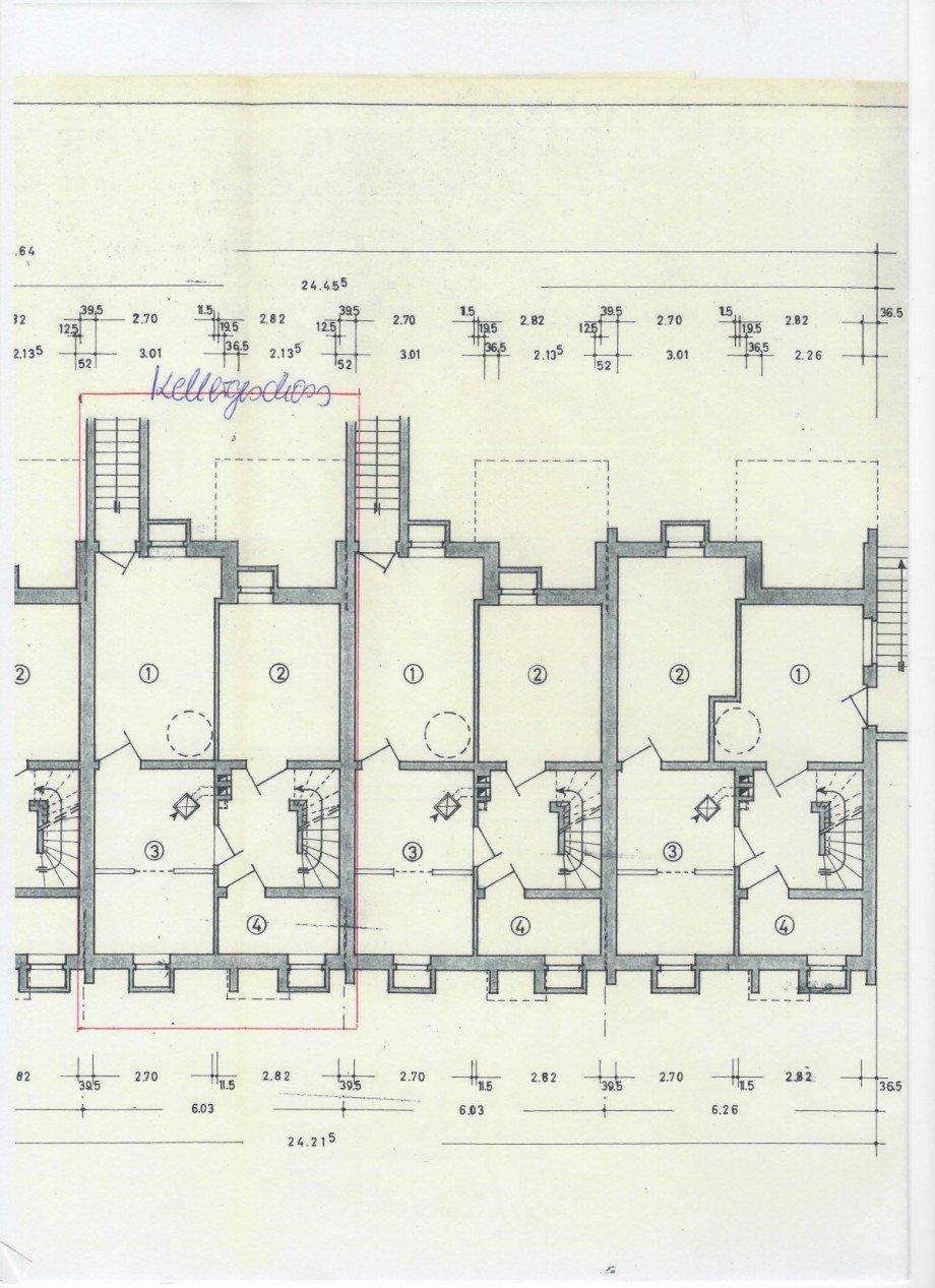 Grundriss KG Reihenmittelhaus Hannover