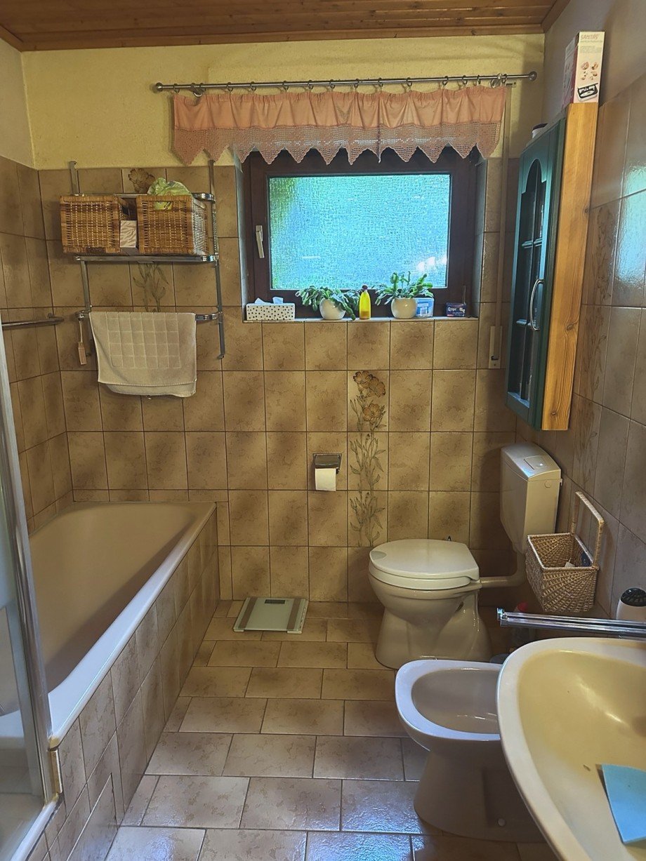 Badezimmer mit Dusche und Badewanne Einfamilienhaus Edemissen