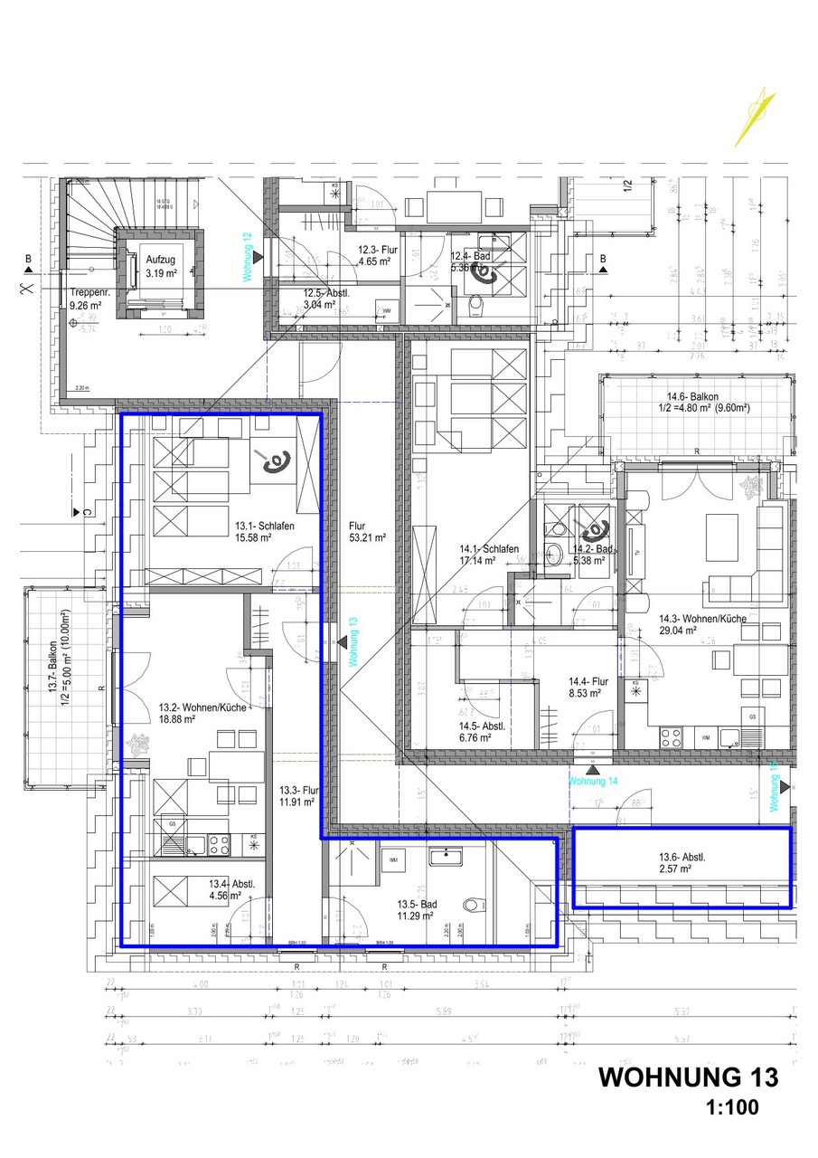 WHG13 Dachgeschosswohnung Braunschweig