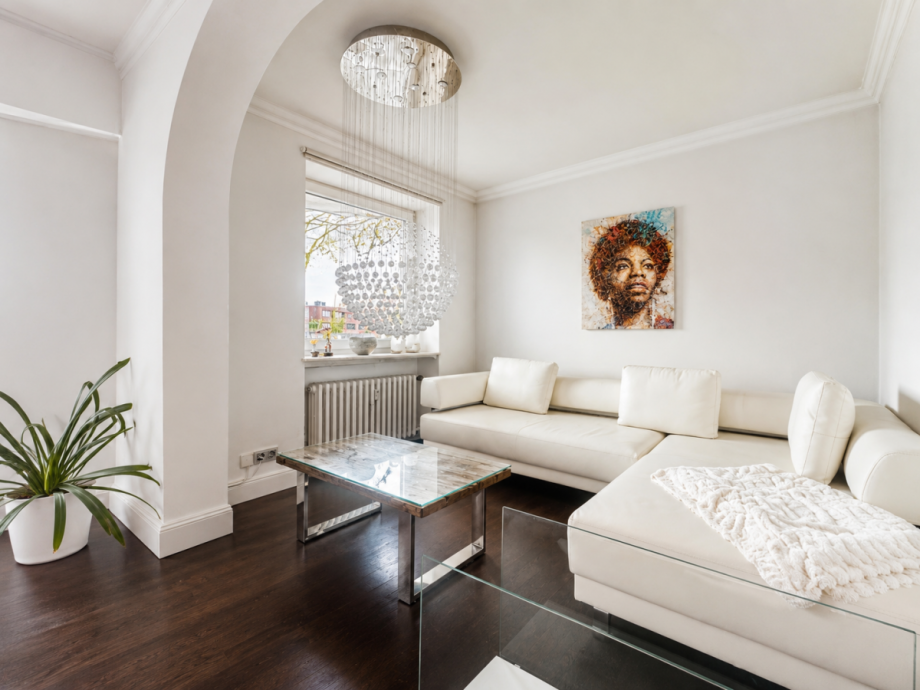 Wohnzimmer Etagenwohnung Hannover