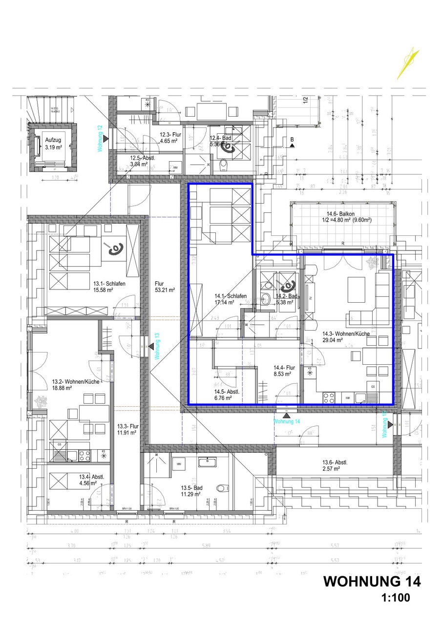 WHG14 Etagenwohnung Braunschweig
