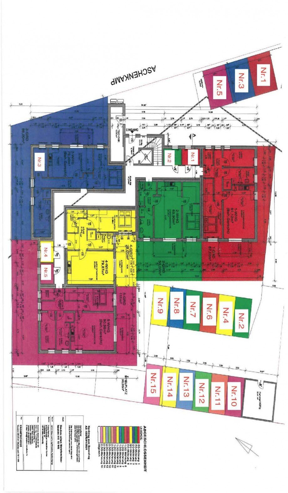 Uichtsplan EG Erdgeschosswohnung Braunschweig
