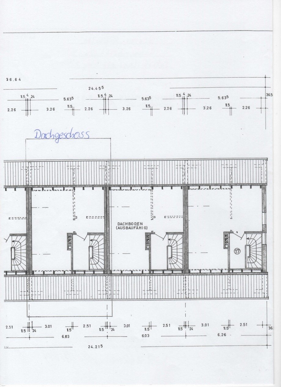 Grundriss DG Reihenmittelhaus Hannover
