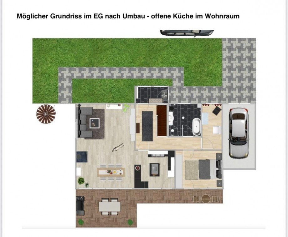 EG Variante mit offener K�che und zus�tzliches Zimmer Einfamilienhaus Immenrode