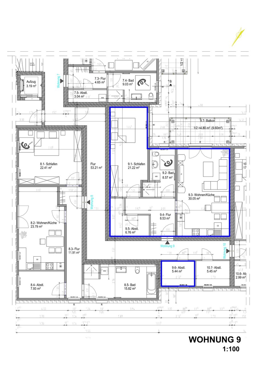 WHG9 Etagenwohnung Braunschweig