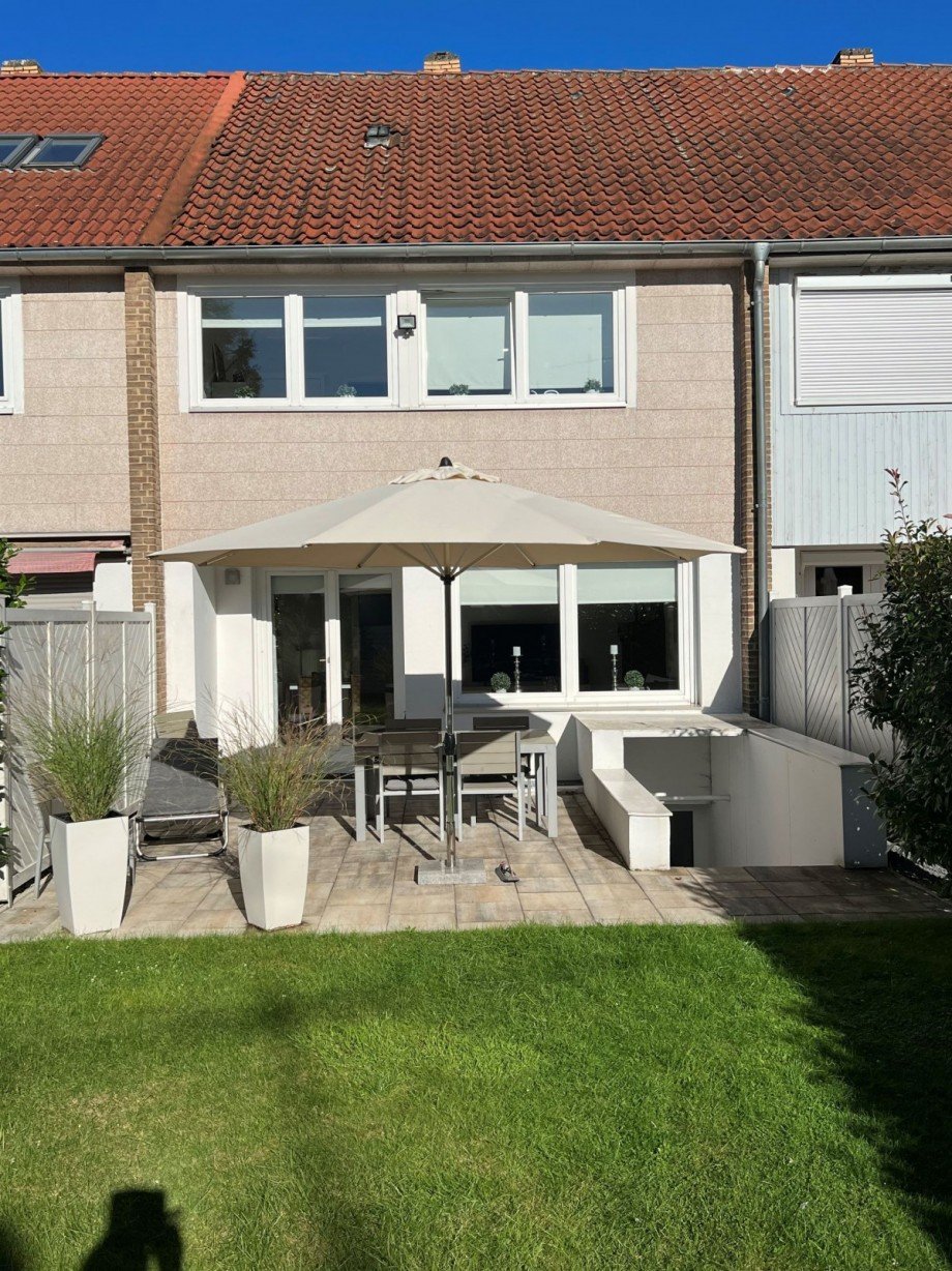 Gartenseite 1 Reihenmittelhaus Hannover